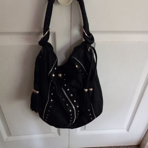Large black handbag